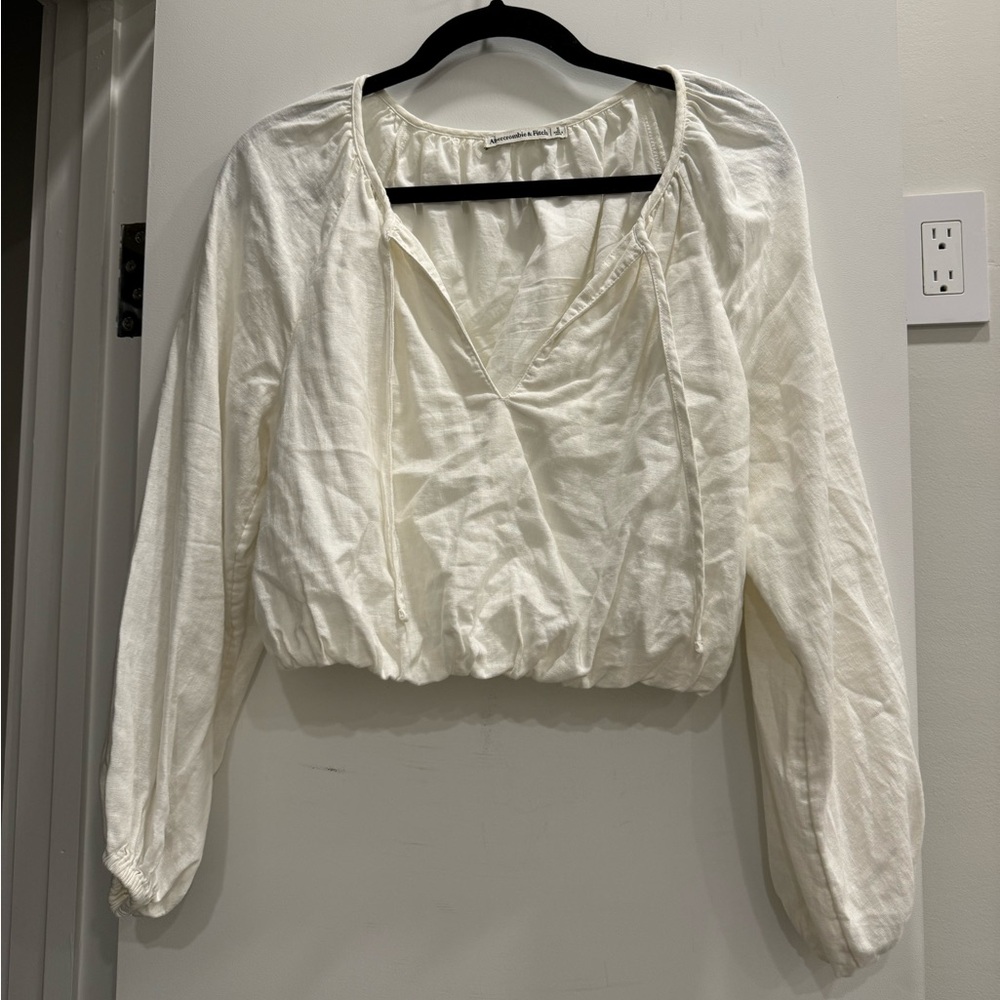 Abercrombie Long Sleeved Crop Top